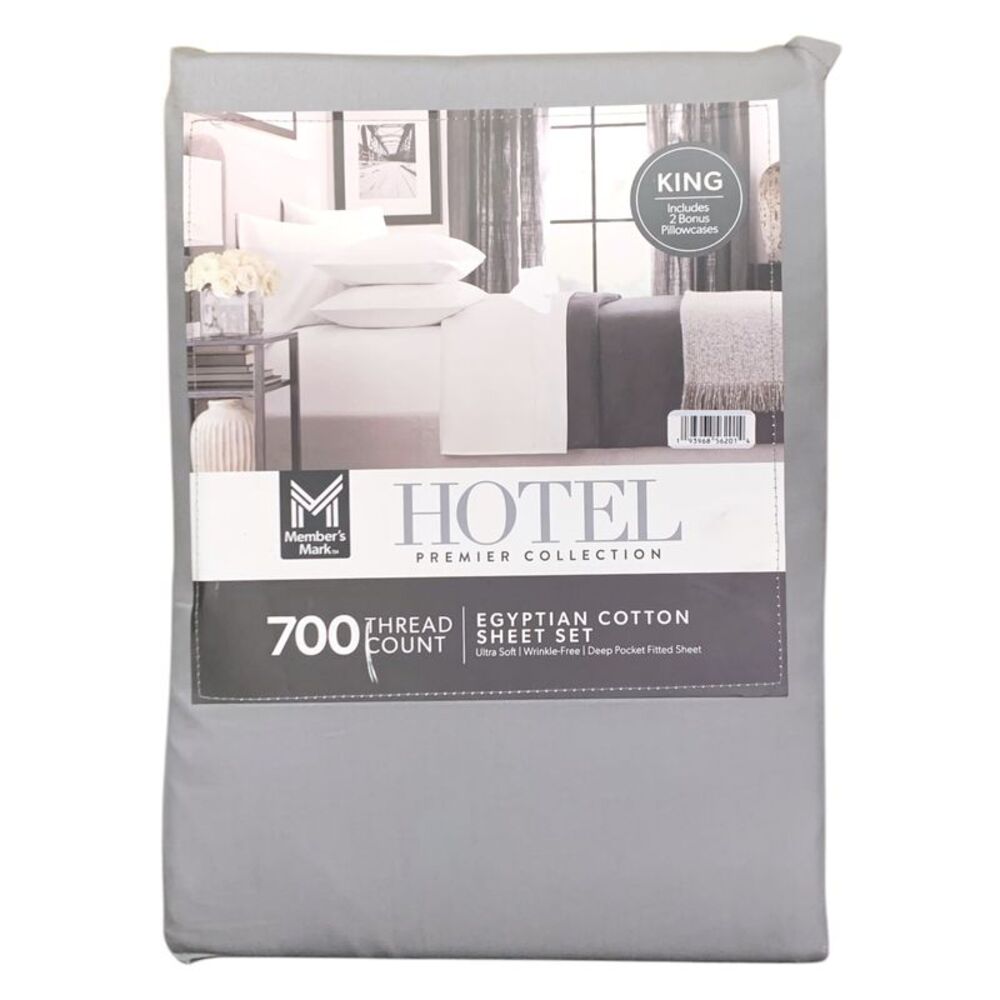 Grey Grove - Member's Mark Hotel Premier Collection 700TC Egyptian Cotton Sheet